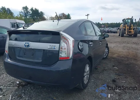 2012 Toyota Prius Plug-In из США, поврежденный, VIN JTDKN3DPXC3015367